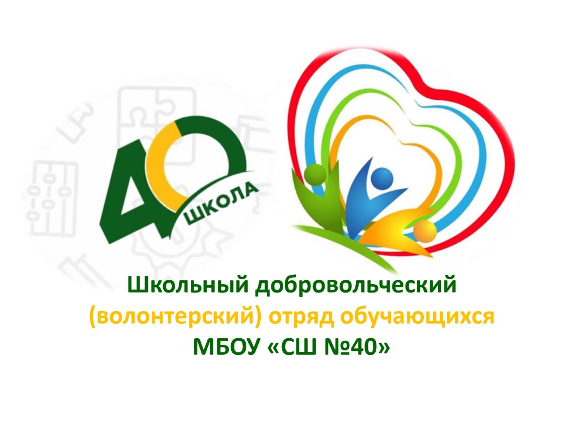 Логотип школьного добровольческого (волонтерского) отряд обучающихся